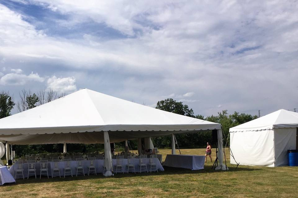 Tent Wedding Reception