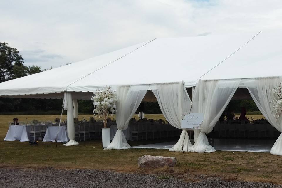 Tent Wedding Reception