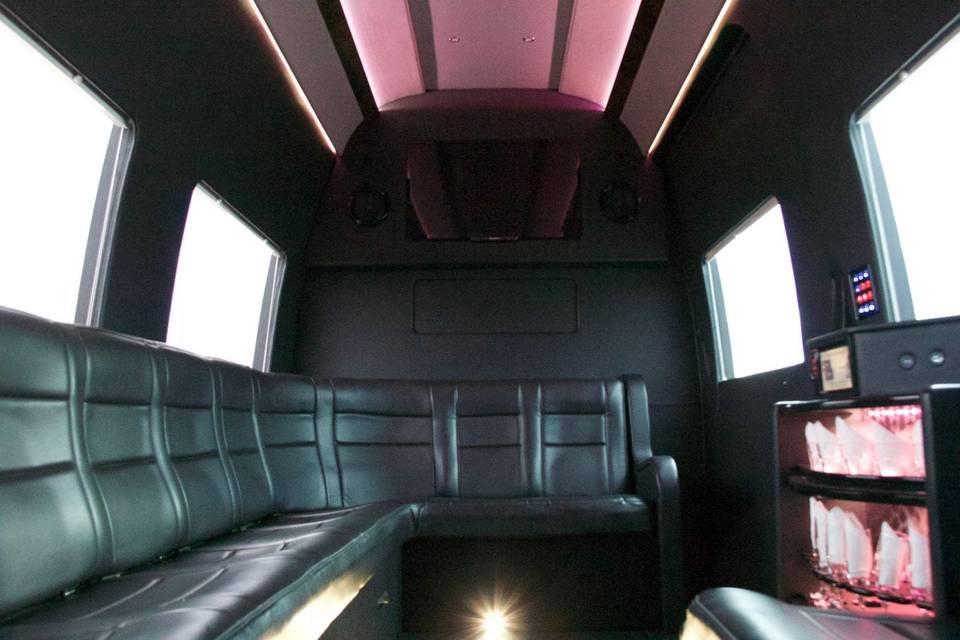 Party Sprinter Interior 14 pax