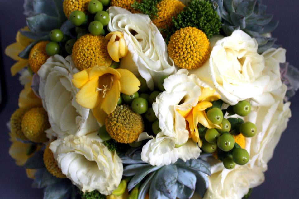 Bright yellow bouquet