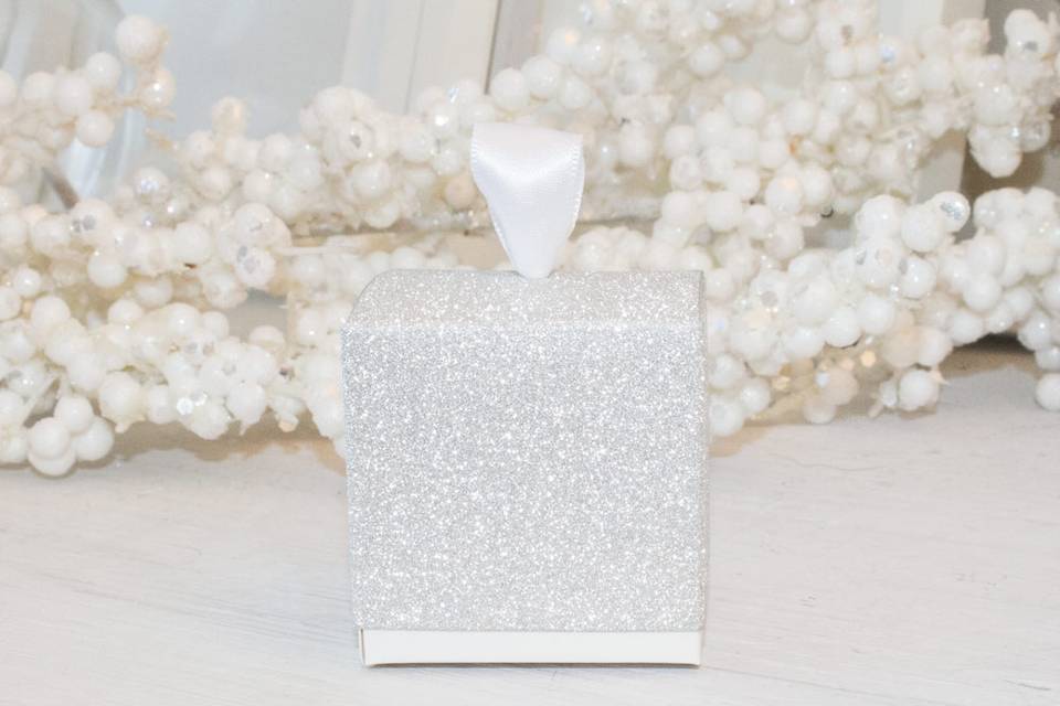 Silver Favor Boxes