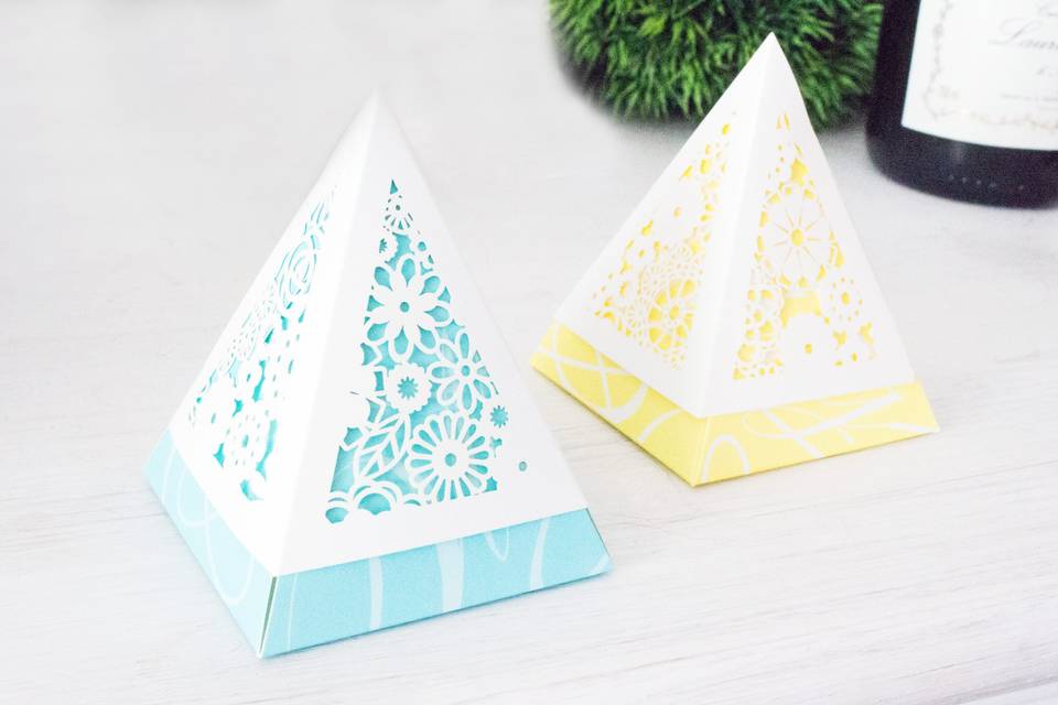 Pyramid Favor Boxes