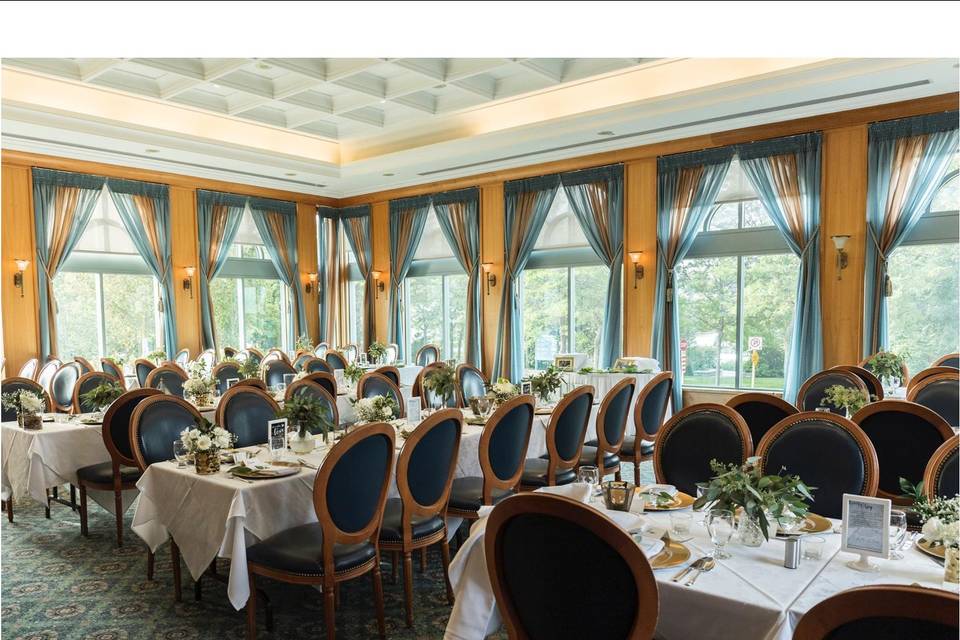 Waterfront restaurant wedding