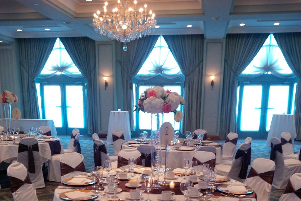 Ballroom hotel wedding