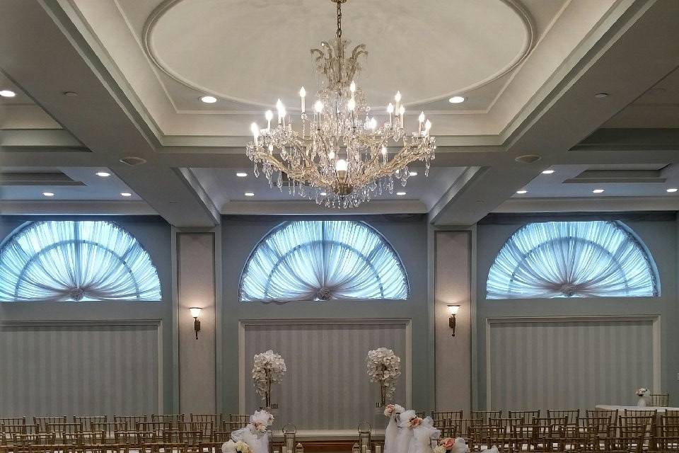 Hotel wedding ballroom