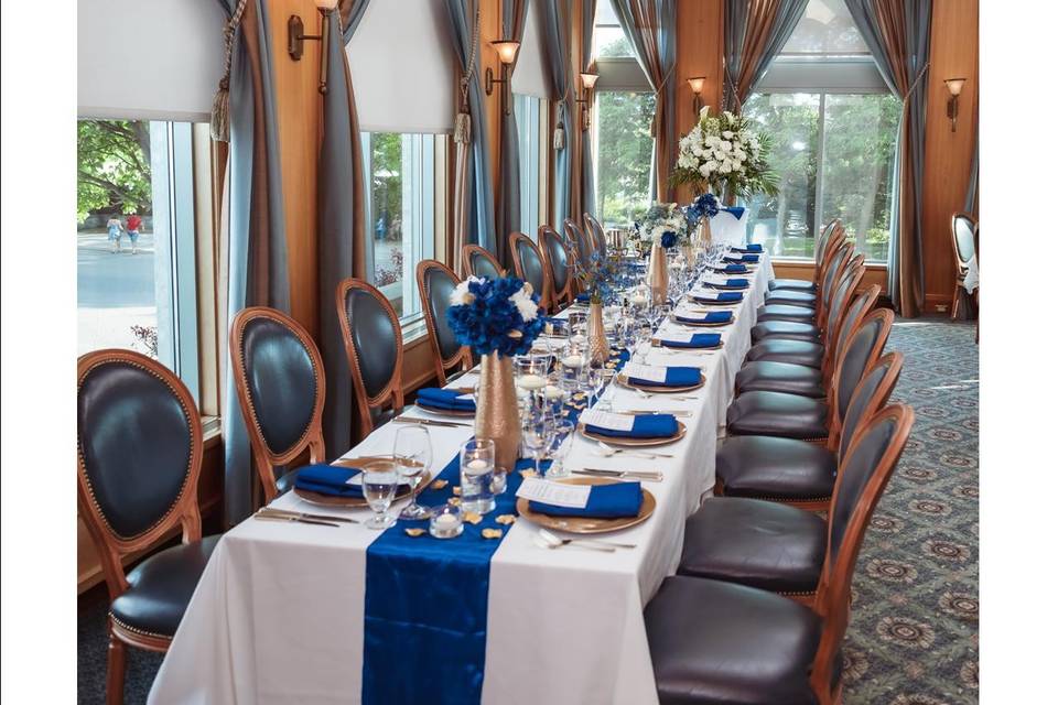 Intimate wedding restaurant