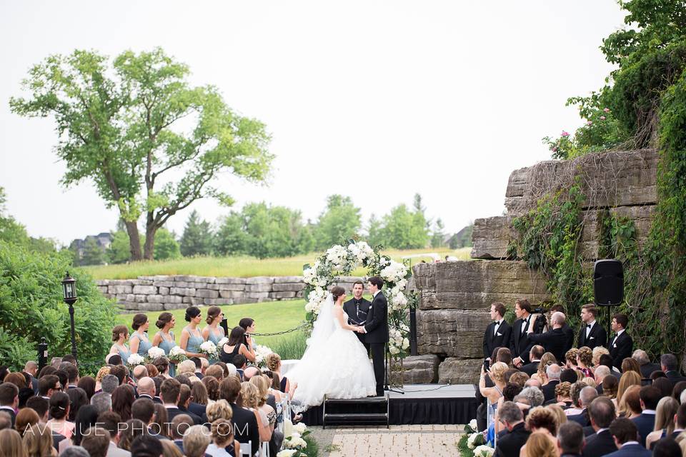 Kleinburg, Ontario golf weddin