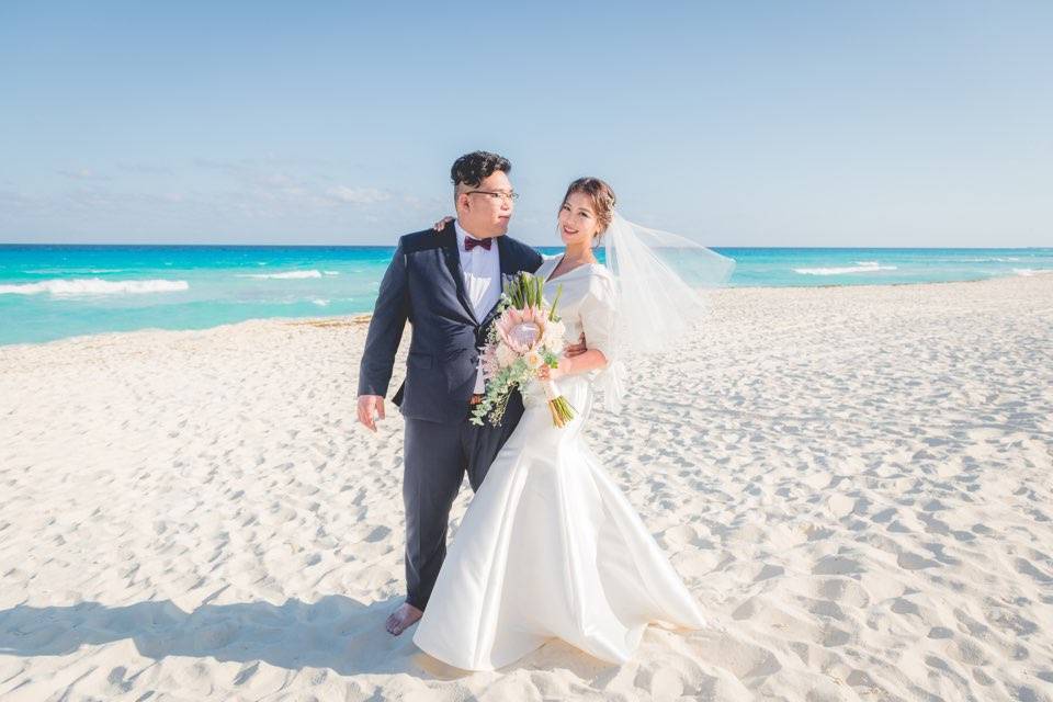 Destination wedding in Cancun