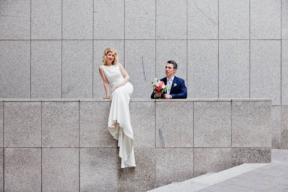 Bride & Groom portrait