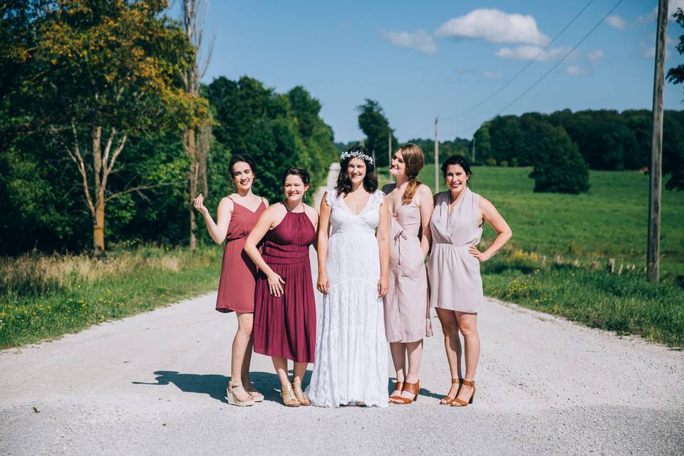 Bridesmaids portrait