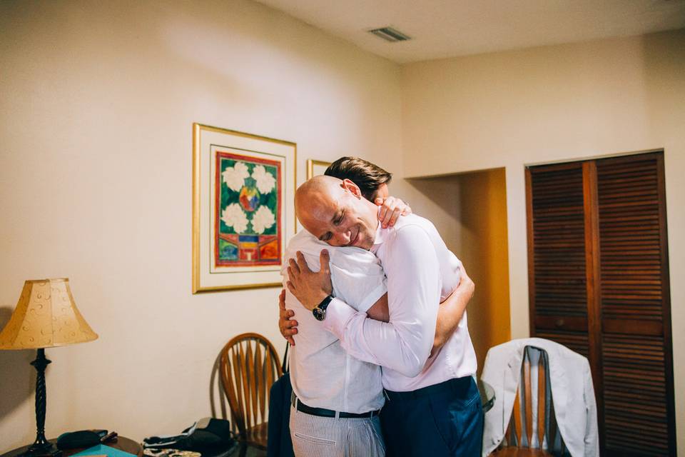 Groom and best man