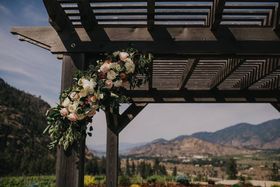 Pergola - ceremony site