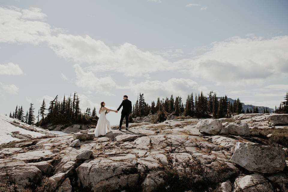 Helicopter Elopement Photos