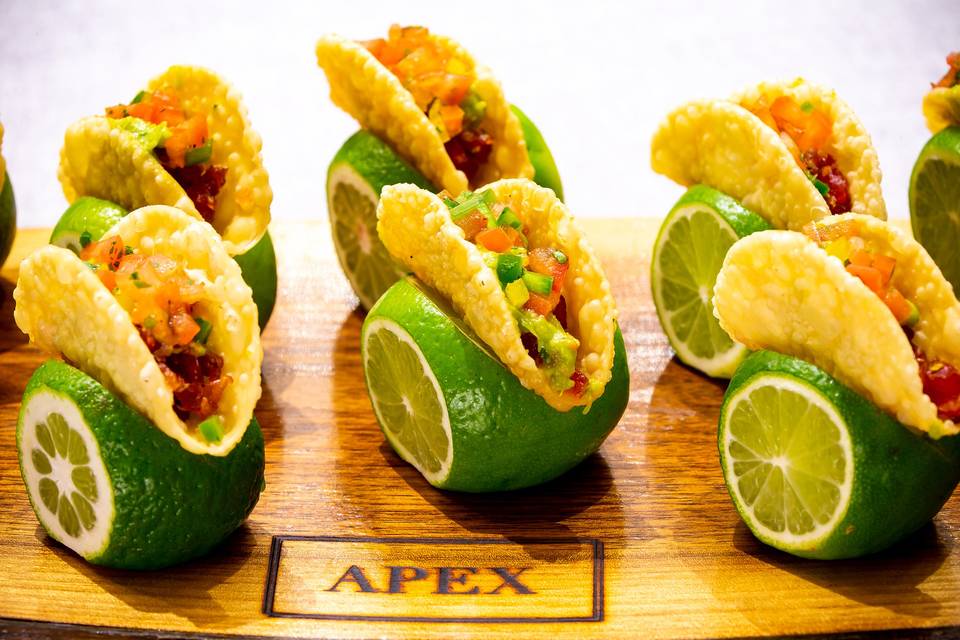 Crispy tex mex cod taco