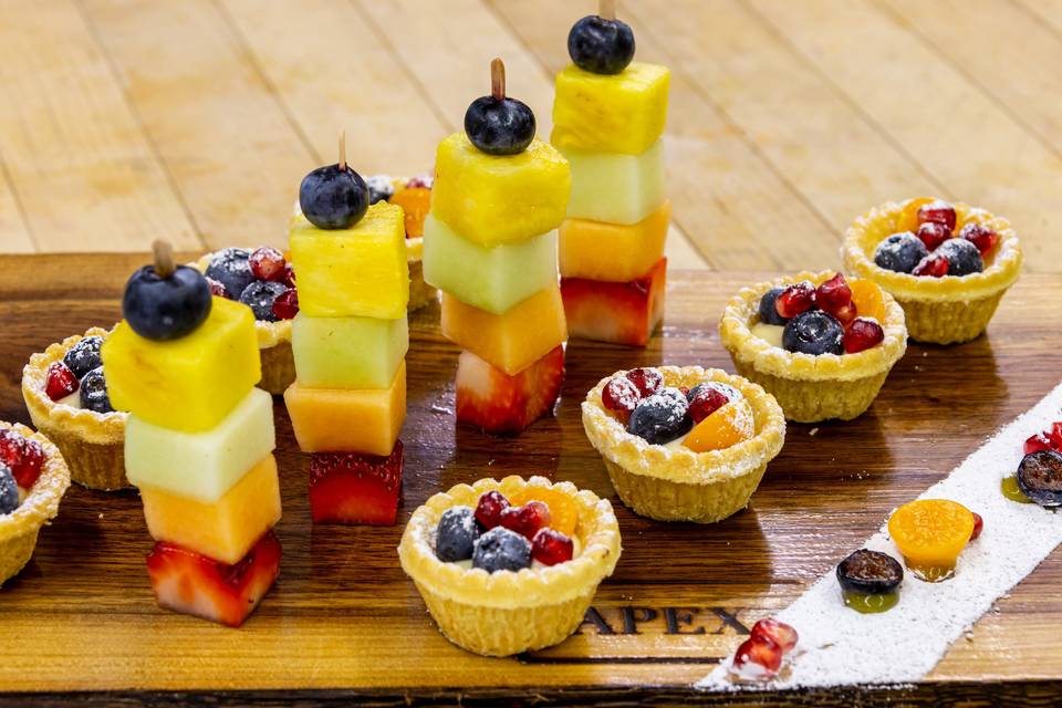 Assorted fruit desserts