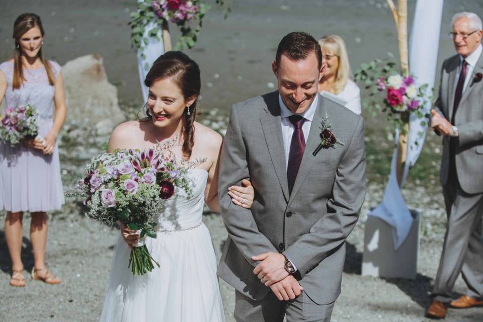 Bride and groom ceremony