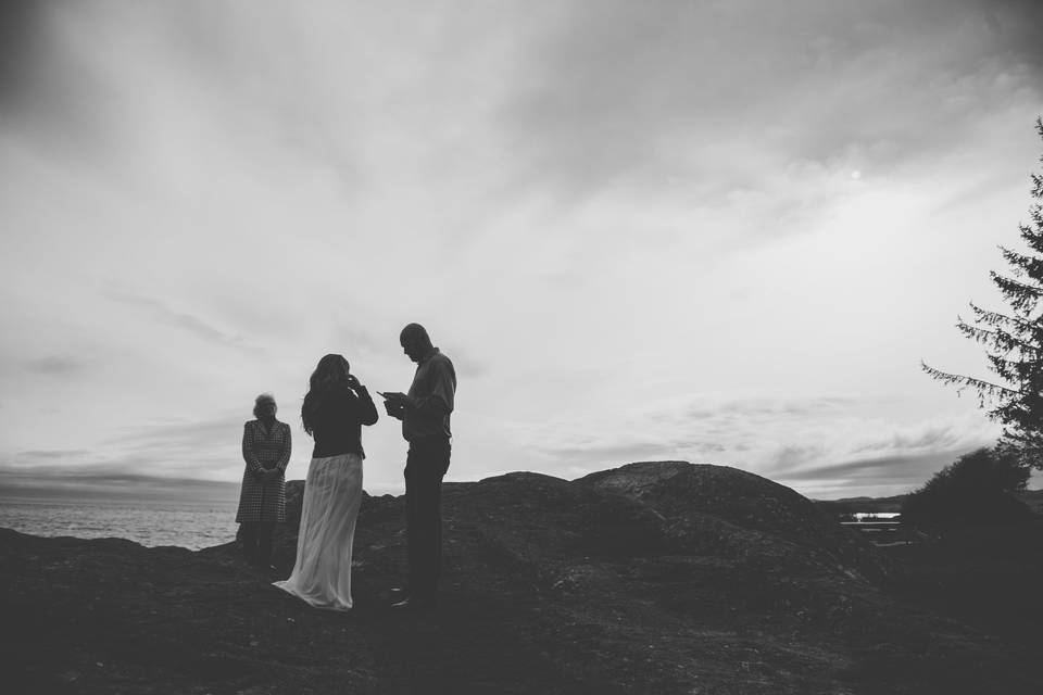 Bride and Groom Elopement