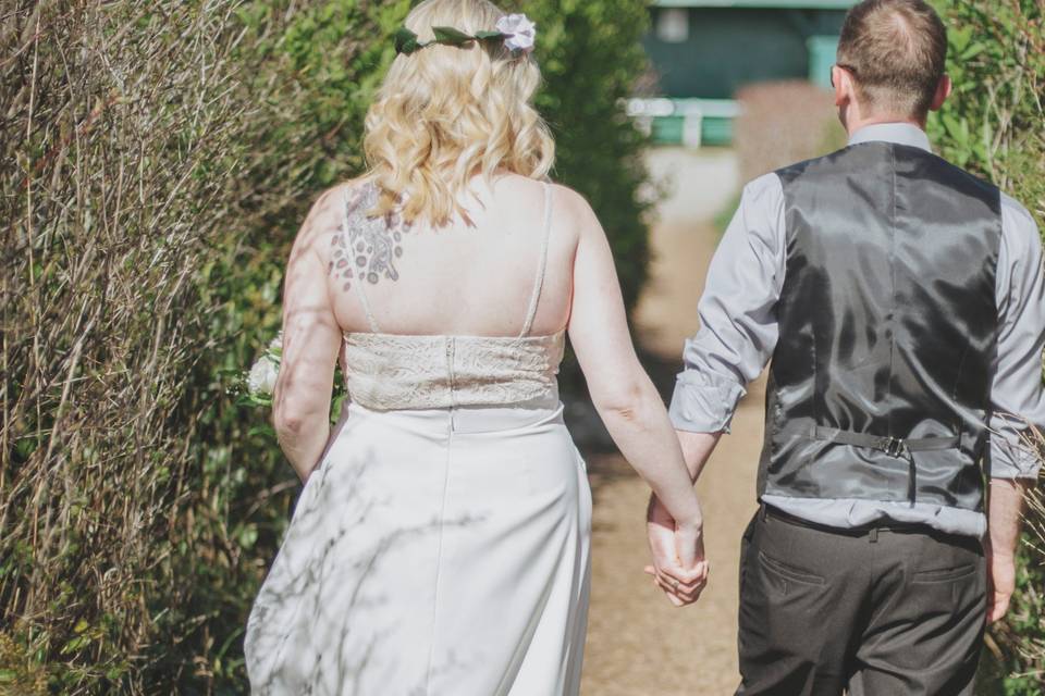 Bride and groom