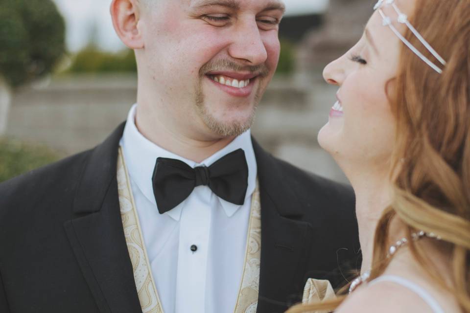 Bride and groom