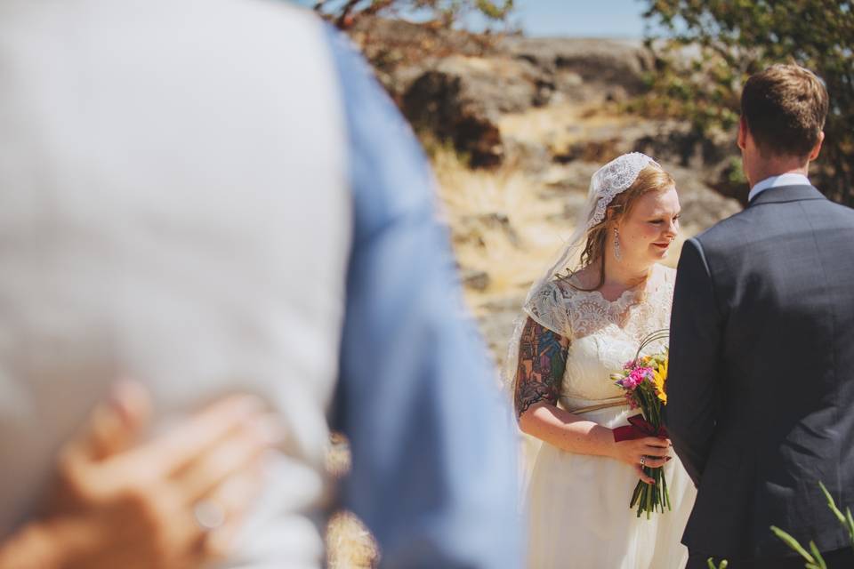 Bride and groom