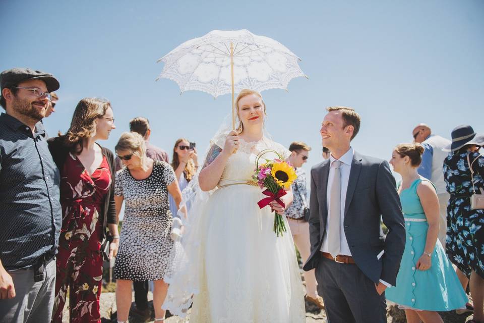 Bride and groom