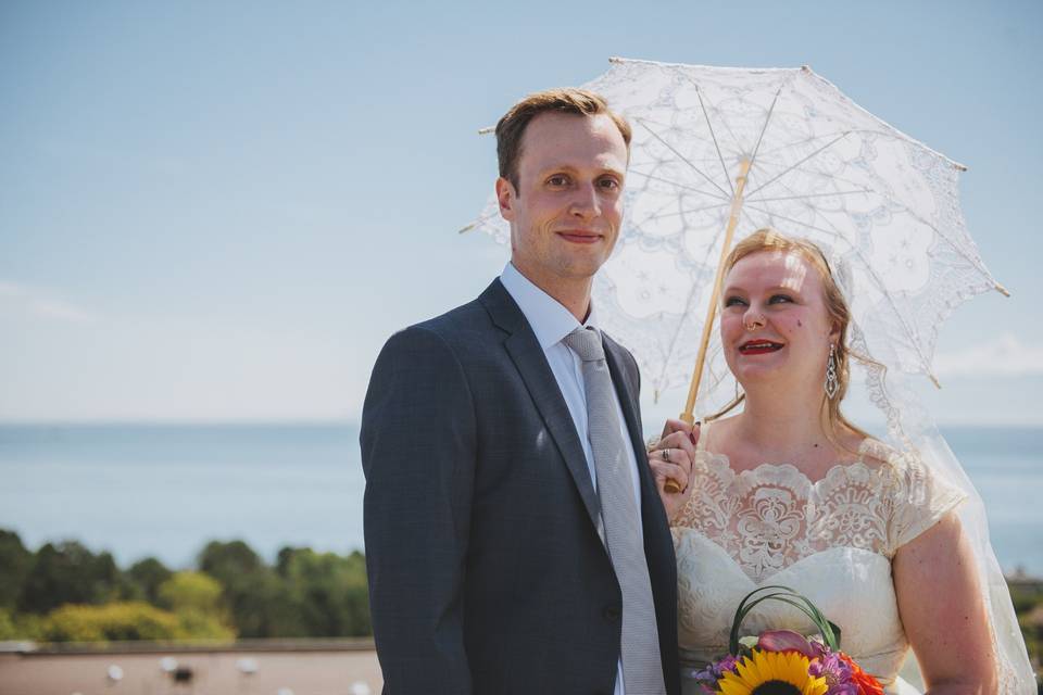 Bride and groom