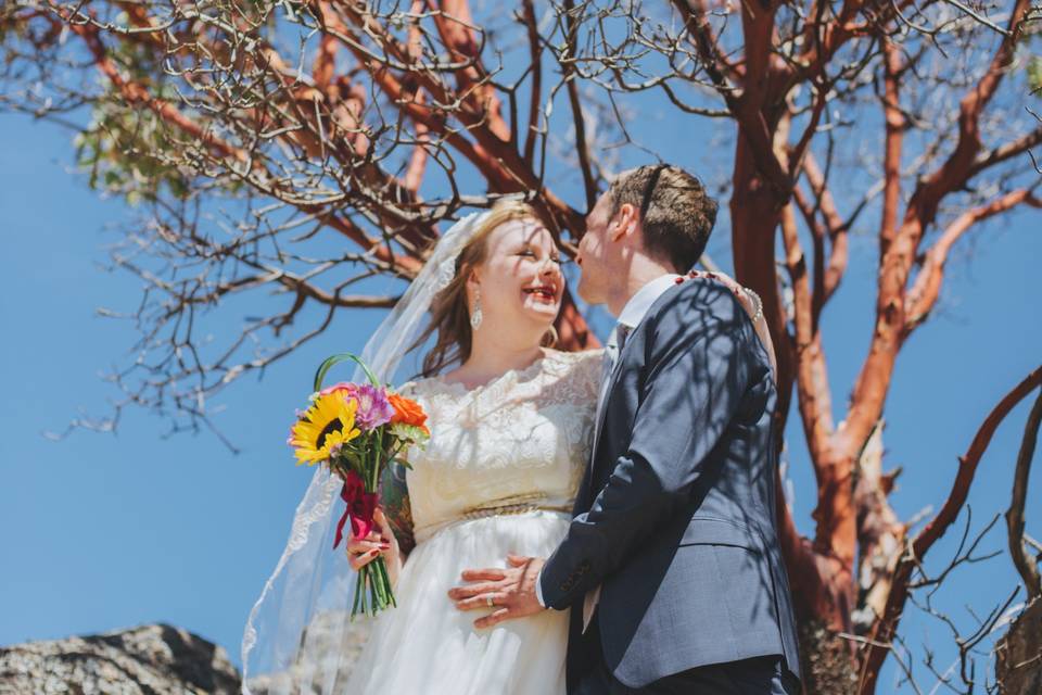 Bride and groom