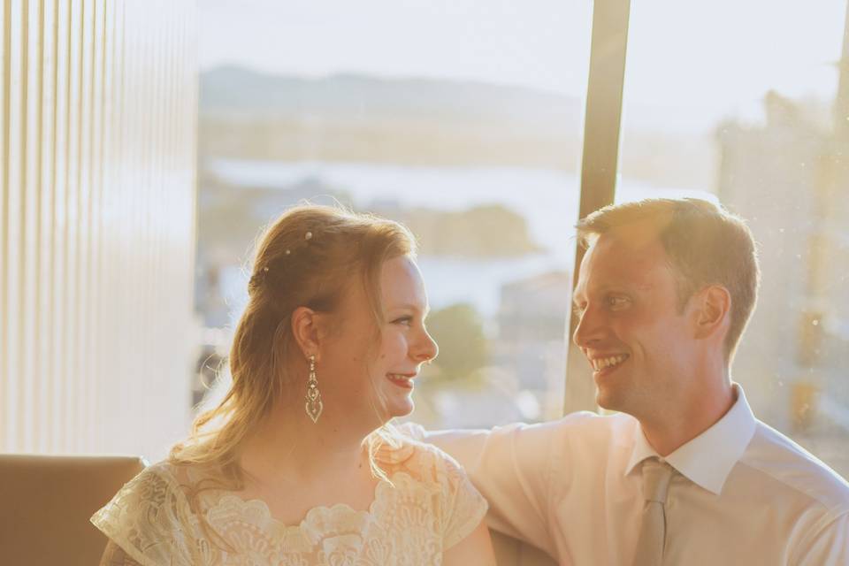 Bride and groom