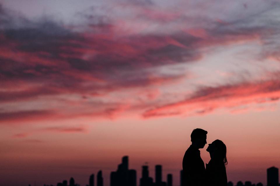 Etobicoke Sunset Engagement