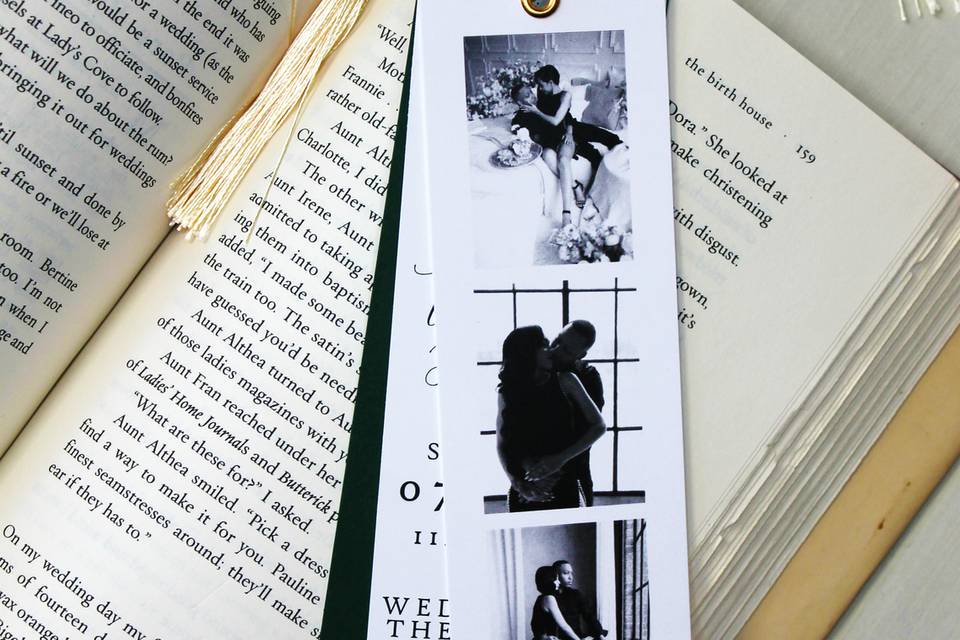 Bookmark Bridal Shower Invites