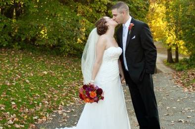 Fall wedding day