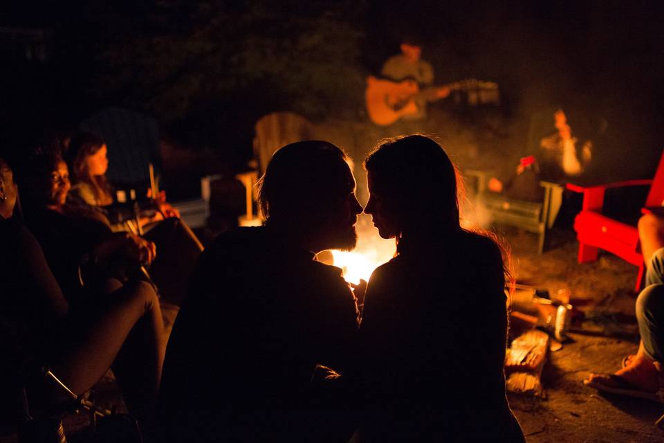 Wedding Campfire on the beach