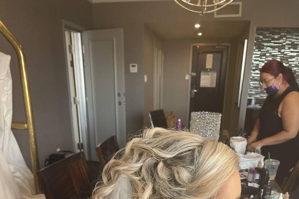 Bridal hair