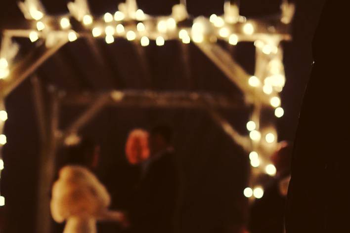 Winter outdoor wedding