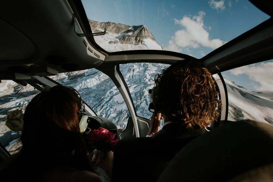 Heli Elopement in Whistler