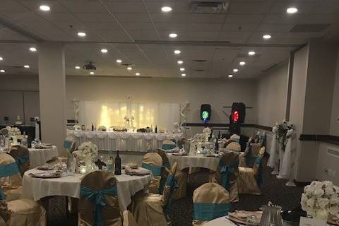 Banyon Center Wedding Setup