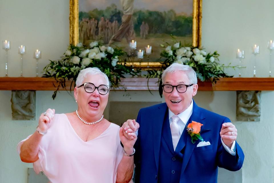 The happy couple