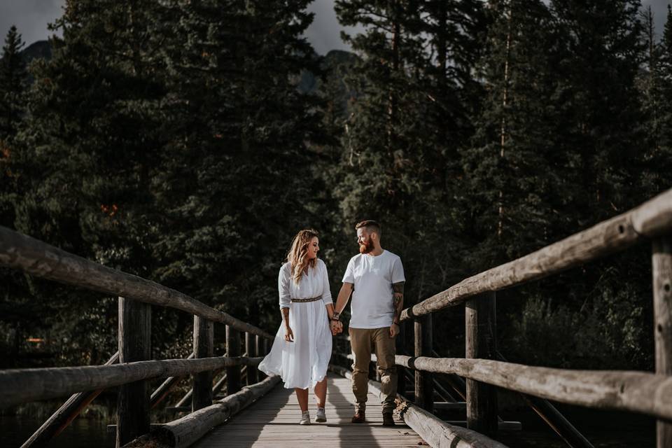 Mountain engagement session
