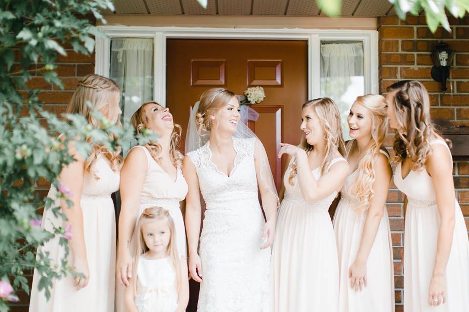 Bridesmaids hair By Melissa