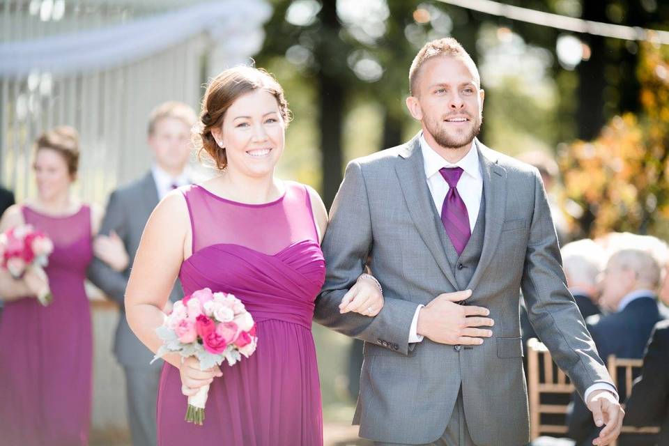 Bridesmaid hair by Melissa Ann