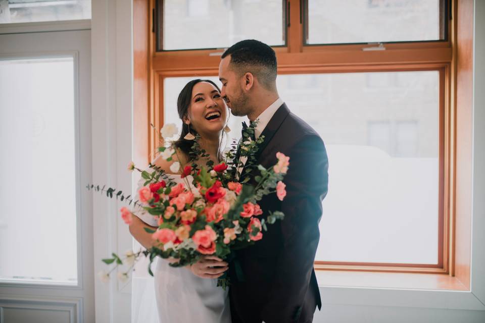 Small wedding in Montreal