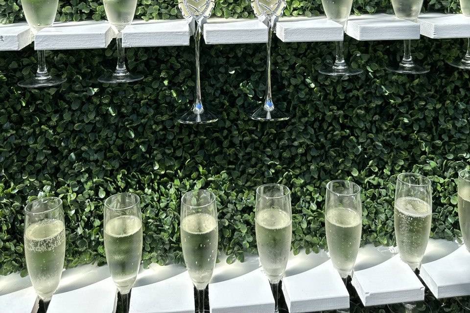 Champagne Wall Rental