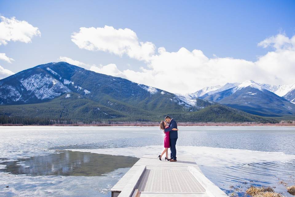 Scenic backdrop