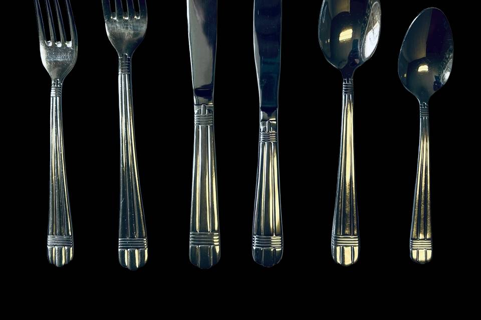 Gold cutlery