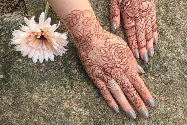 rose #henna #tattoo #dubai #uae #fair Art Print by Gauher Peerji - Mobile  Prints