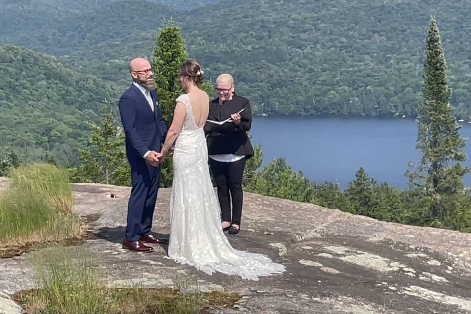 A Scenic Mountain Top Wedding