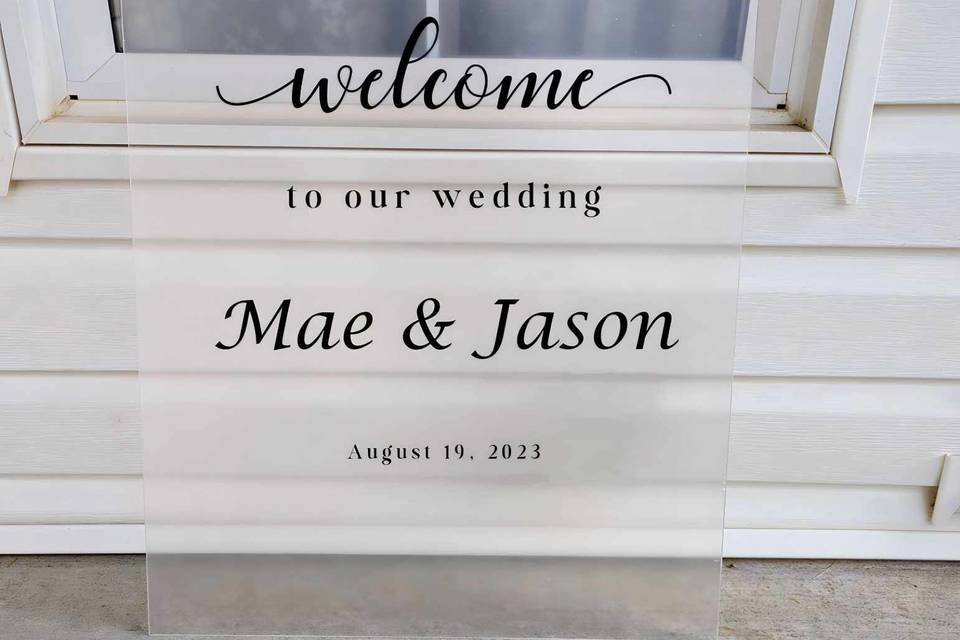 Wedding Sign