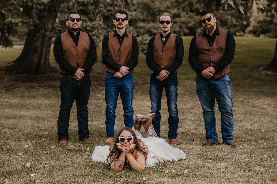 Bride & Groomsmen