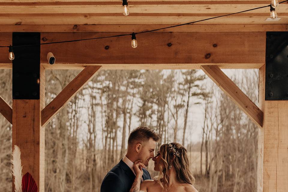 Bride and goom