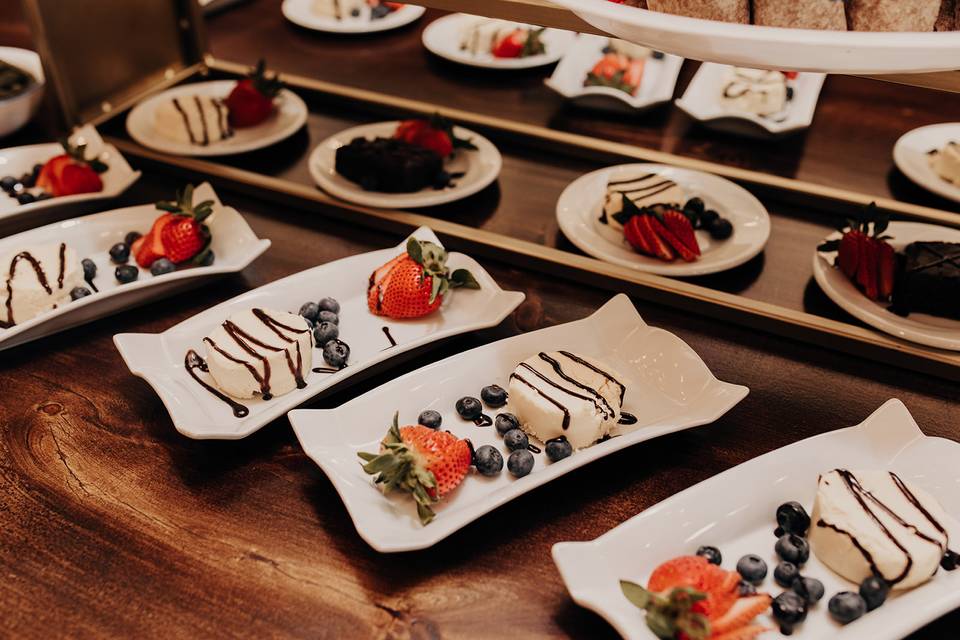 Gourmet chef dessert